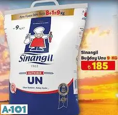 SİNANGİL BUĞDAY UNU 9 KG SİNANGİL BUĞDAY UNU 9 KG